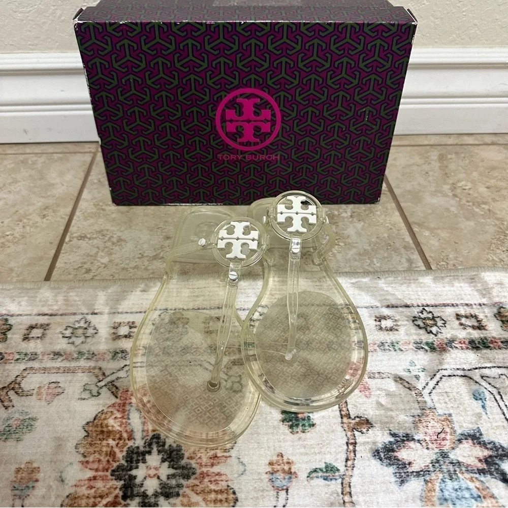 New Tory Burch MINI MILLER JELLY SANDAL size 7